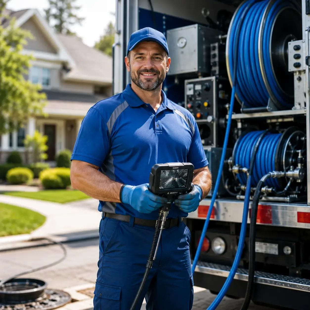 Local outdoor drain cleaning specialists in Falcon Heights, TX
